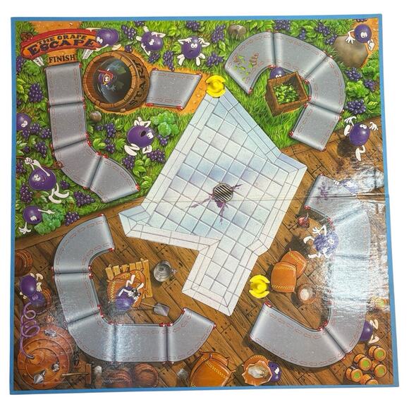 VTG 1992 "The Grape Escape" Board Game Parker Brothers 99% COMPLETE! NO DIE 90s - Picture 11 of 16